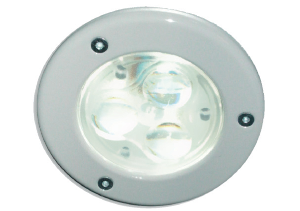 Cool white 12/24Vdc LED spot for bus & coach lighting